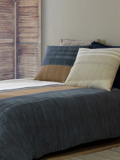 Juego de cama estampado funda nórdica + 2 fundas de almohada - 2 personas - Kiabi