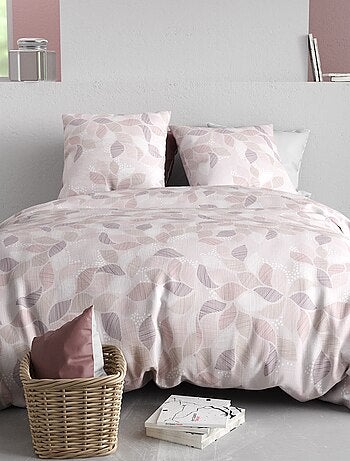 Juego de cama estampado funda nórdica + 2 fundas de almohada - 2 personas