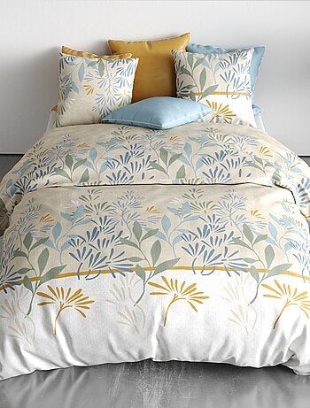 Juego de cama estampado funda nórdica + 2 fundas de almohada - 2 personas