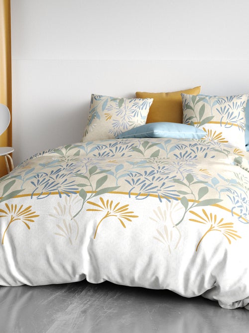 Juego de cama estampado funda nórdica + 2 fundas de almohada - 2 personas - Kiabi