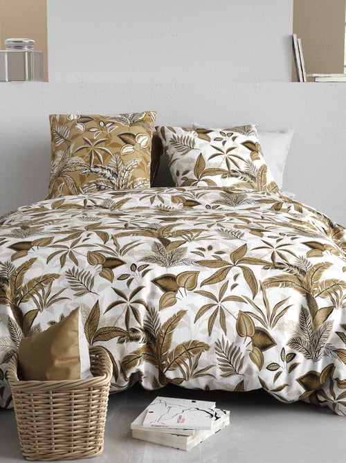 Juego de cama estampado funda nórdica + 2 fundas de almohada - 2 personas - Kiabi