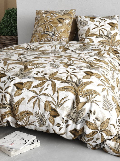 Juego de cama estampado funda nórdica + 2 fundas de almohada - 2 personas - Kiabi
