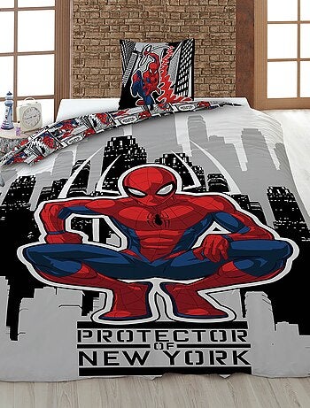 Juego de cama estampado funda nórdica + 2 fundas de almohada - 2 personas