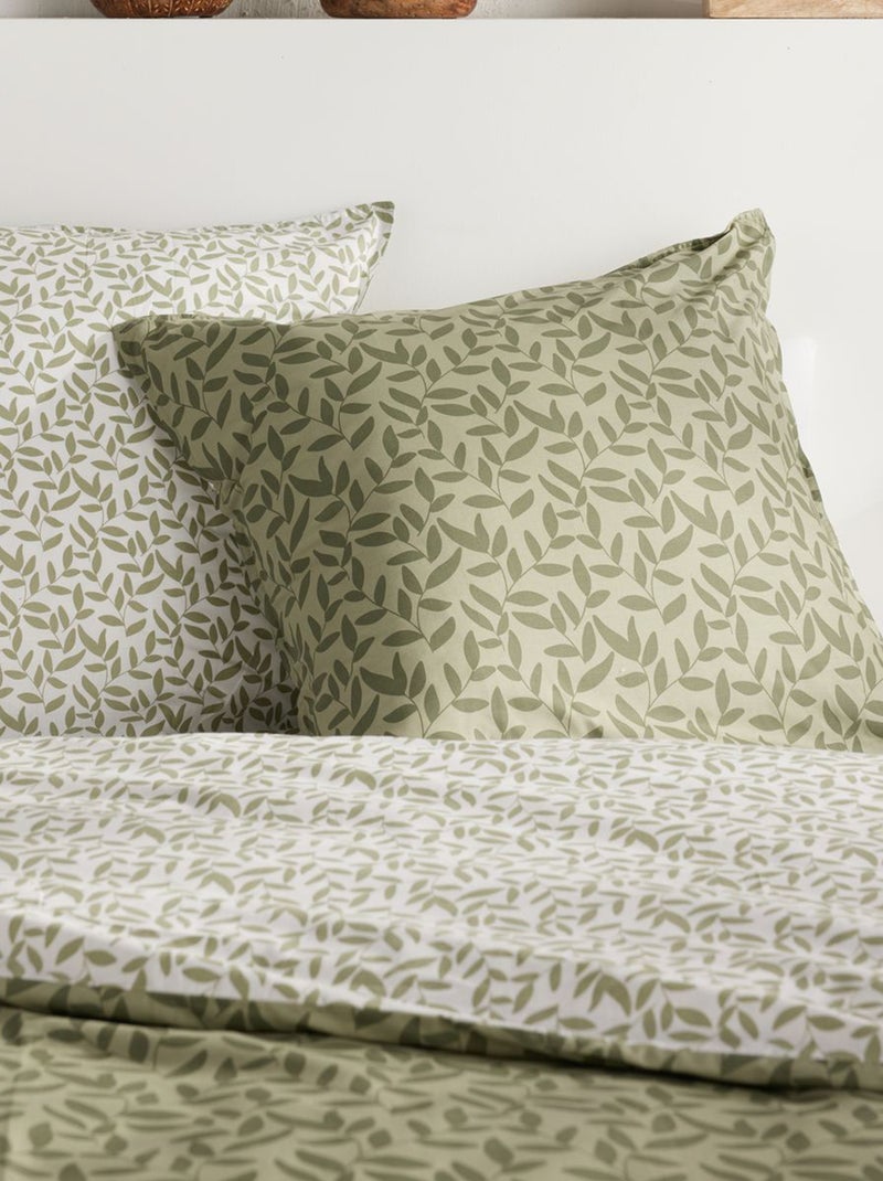 Juego de cama estampado funda nórdica + fundas de almohada - 2 personas Kaki - Kiabi