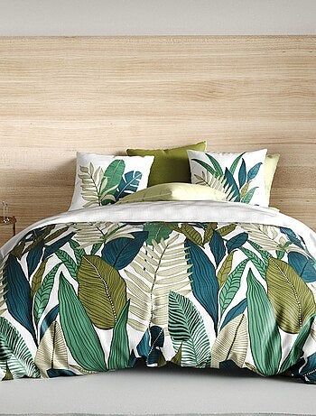 Juego de cama estampado funda nórdica + fundas de almohada - 2 personas