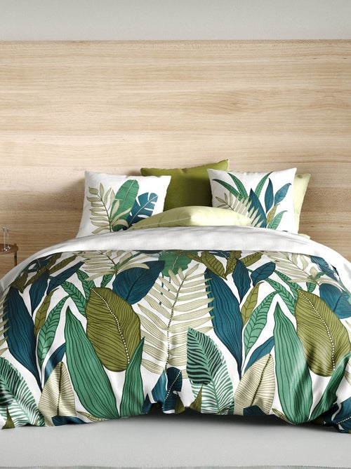 Juego de cama estampado funda nórdica + fundas de almohada - 2 personas - Kiabi
