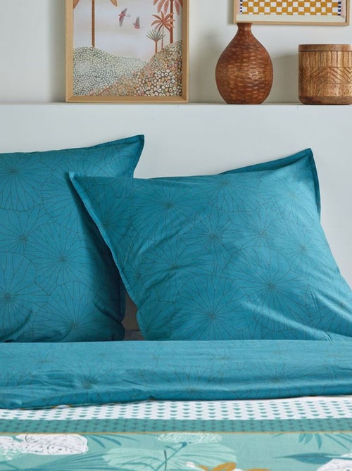 Juego de cama estampado hojas - 2 personas - Kiabi Juego de cama estampado hojas - 2 personas - Kiabi