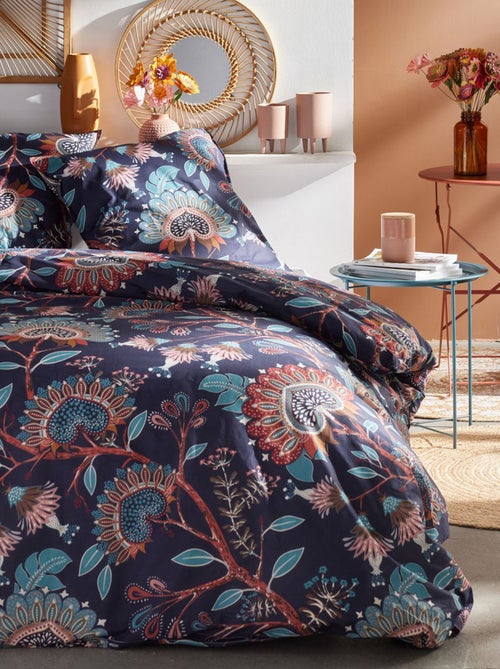Juego de cama estampado indio - Doble - Kiabi