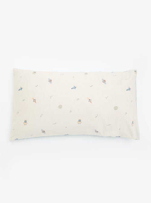 Juego de cama estampado individual (150 x 220 cm) - Kiabi Home - Kiabi Juego de cama estampado individual (150 x 220 cm) - Kiabi Home - Kiabi