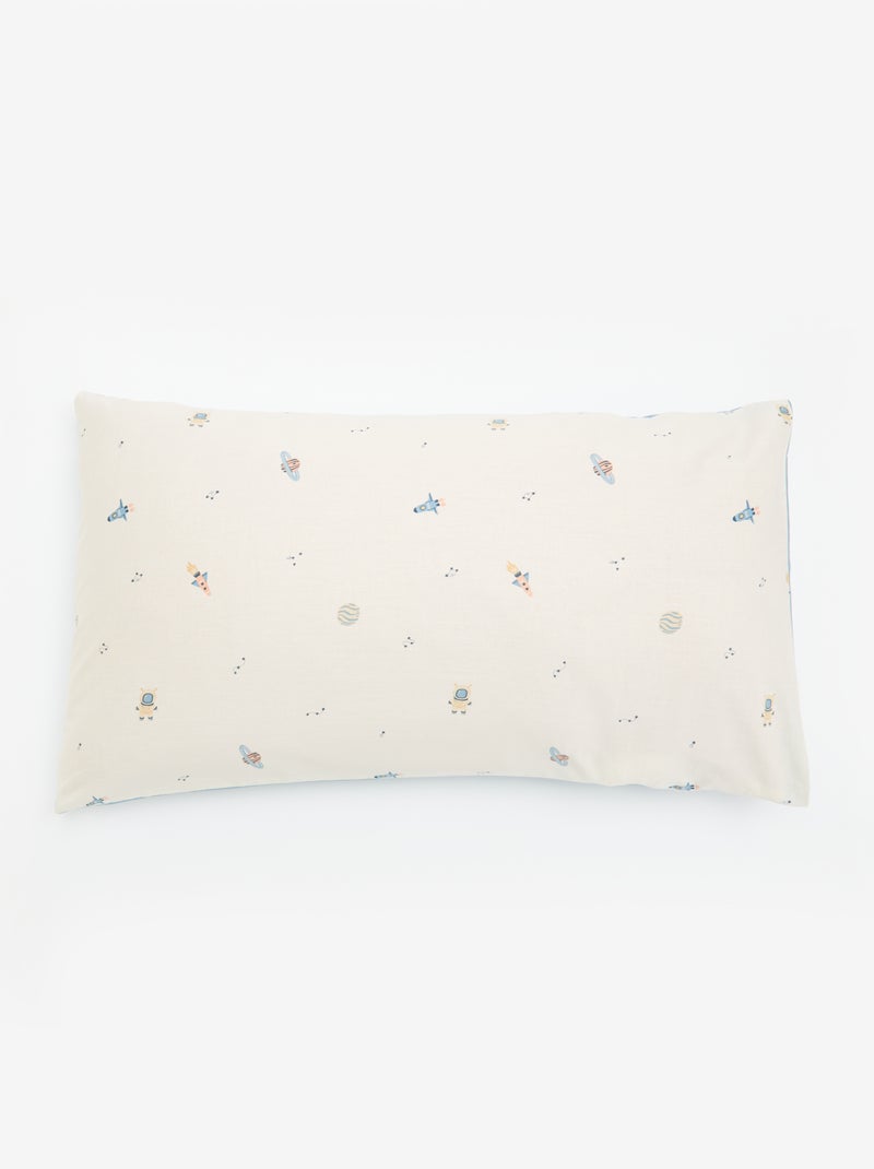 Juego de cama estampado individual (150 x 220 cm) - Kiabi Home Azul - Kiabi