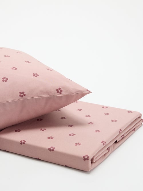 Juego de cama estampado individual (150 x 220 cm) - Kiabi Home - Kiabi Juego de cama estampado individual (150 x 220 cm) - Kiabi Home - Kiabi