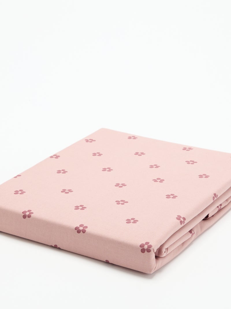 Juego de cama estampado individual (150 x 220 cm) - Kiabi Home Rosa - Kiabi