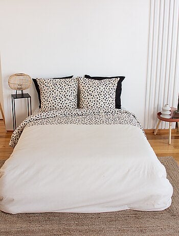 Juego de cama estampado leopardo - 2 personas