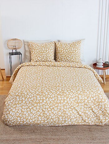 Juego de cama estampado leopardo - 2 personas