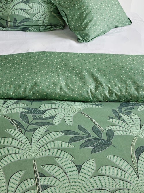 Juego de cama estampado palmeras - 2 personas - Kiabi