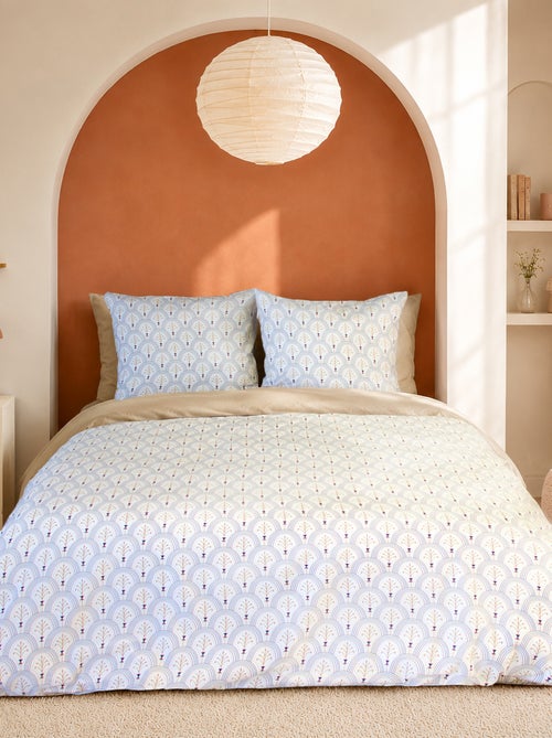 Juego de cama estampado para 2 personas - 240 x 220 cm / 260x240 cm - Kiabi