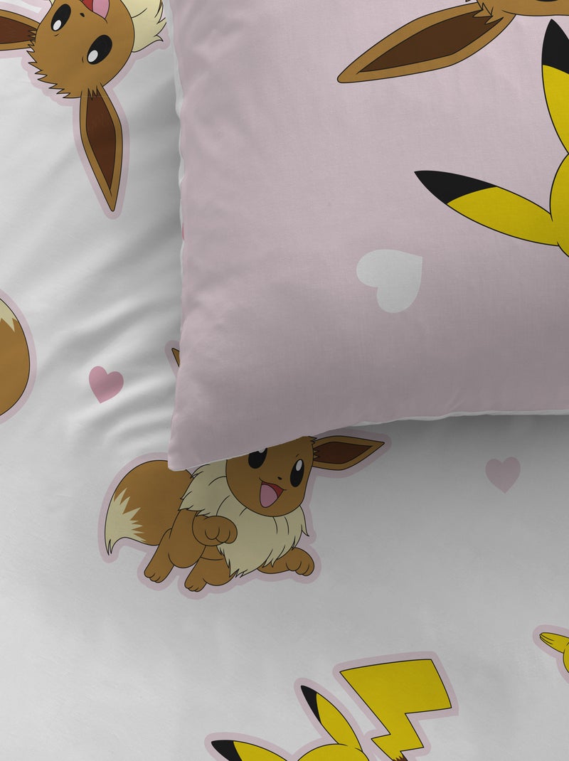 Juego de cama estampado 'Pokemon' Rosa - Kiabi