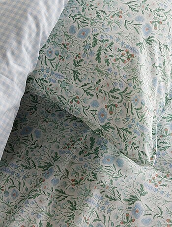 Juego de cama estampado reversible vichy - Doble
