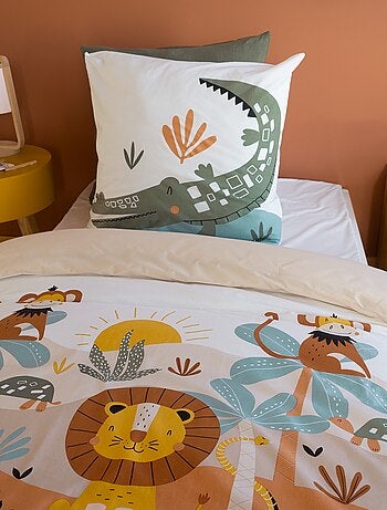 Juego de cama estampado sabana - Individual