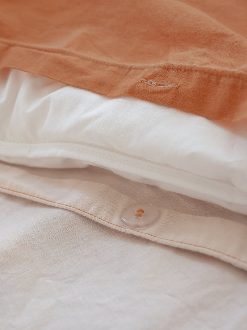 Juego de cama estampado sabana - Individual Blanco - Kiabi