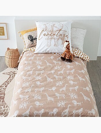 Juego de cama estampado savannah 140x200cm