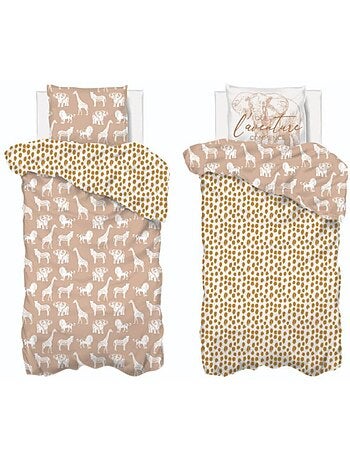 Juego de cama estampado savannah 140x200cm