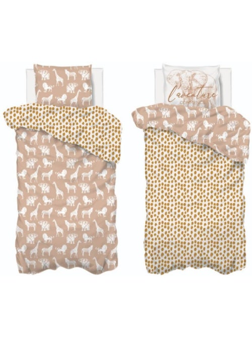 Juego de cama estampado savannah 140x200cm - Kiabi Juego de cama estampado savannah 140x200cm - Kiabi