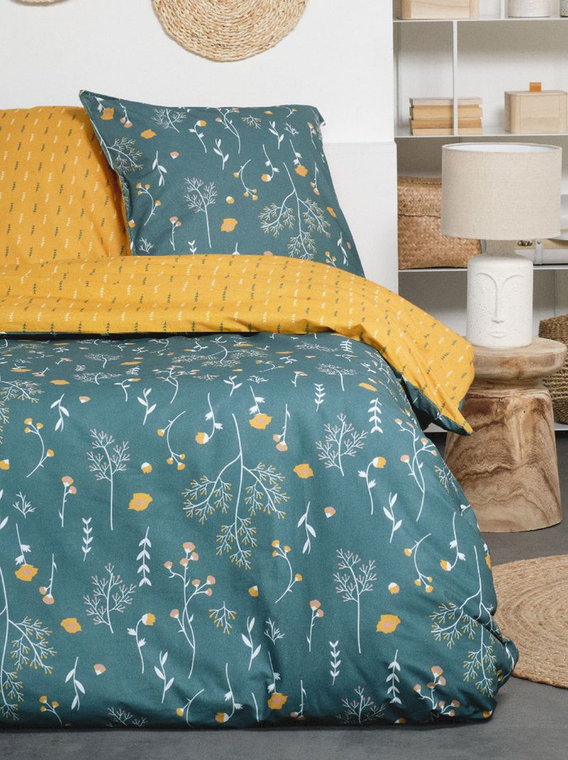 Juego de cama estampado VERDE - Kiabi
