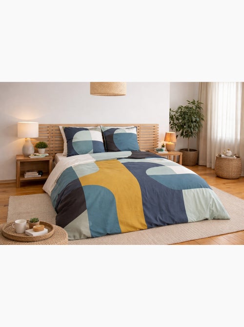 Juego de cama Estilo Moderno y Energía Luminosa - Kiabi Juego de cama Estilo Moderno y Energía Luminosa - Kiabi