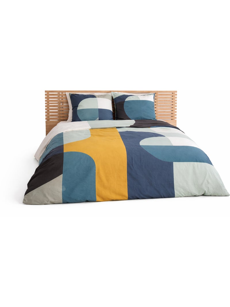 Juego de cama Estilo Moderno y Energía Luminosa Azul - Kiabi
