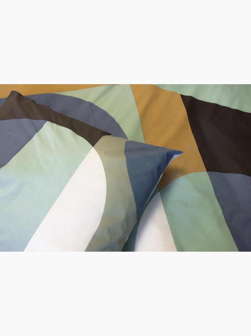 Juego de cama Estilo Moderno y Energía Luminosa Azul - Kiabi