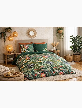 Juego de cama Evasión Natural y Estilo Vegetal