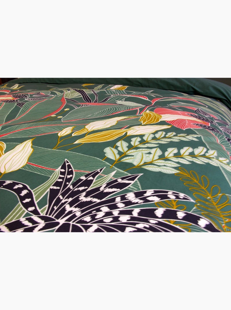 Juego de cama Evasión Natural y Estilo Vegetal Verde - Kiabi