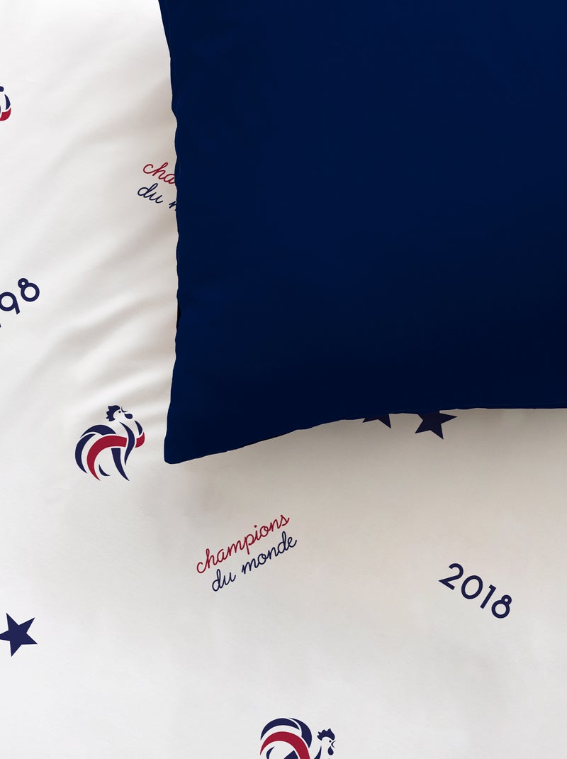 Juego de cama 'FFF' - Doble AZUL - Kiabi