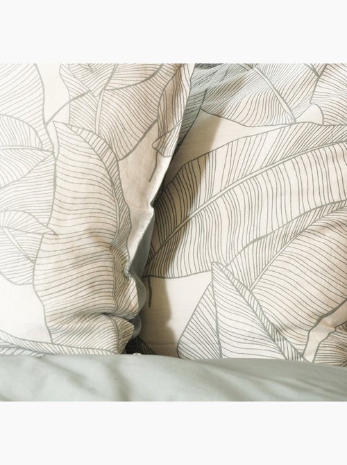 Juego de cama Follaje Natural - Kiabi Juego de cama Follaje Natural - Kiabi