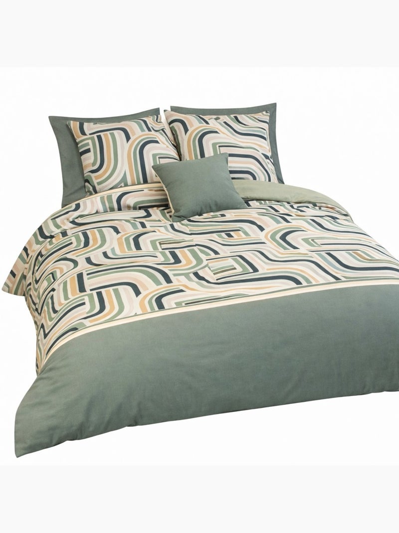 Juego de cama Geométrico RETRO Multicolor - Kiabi