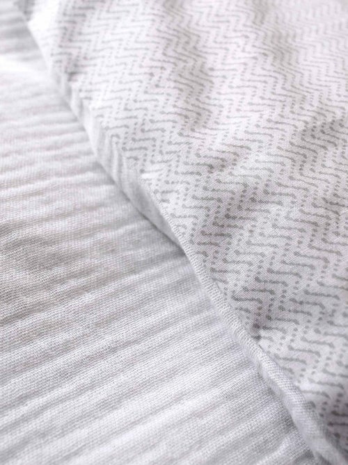Juego de cama geométrico reversible - Kiabi Juego de cama geométrico reversible - Kiabi