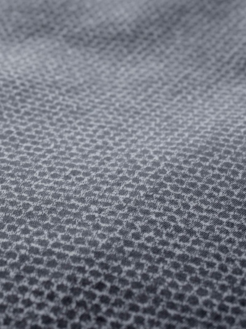 Juego de cama geométrico reversible Gris oscuro - Kiabi