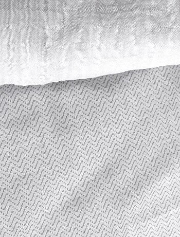 Juego de cama geométrico y reversible