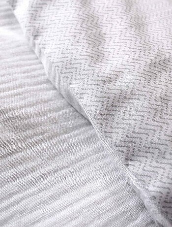 Juego de cama geométrico y reversible