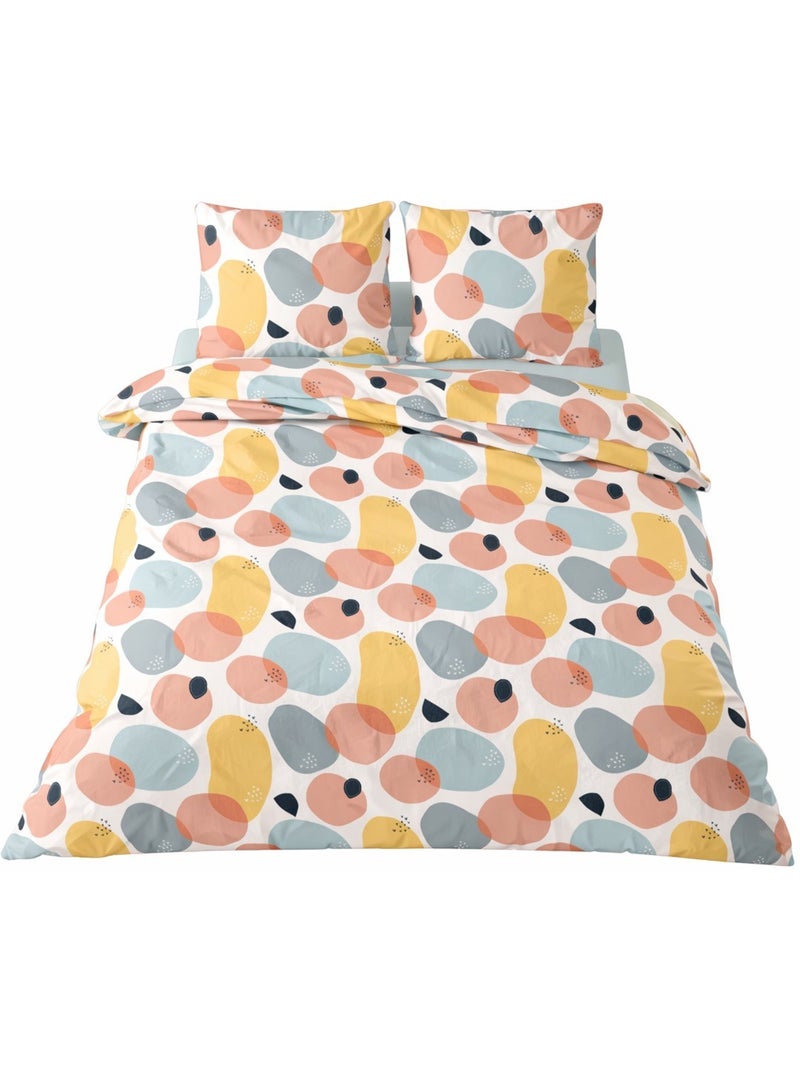 Juego de cama Guijarros Escandinavos Multicolor - Kiabi