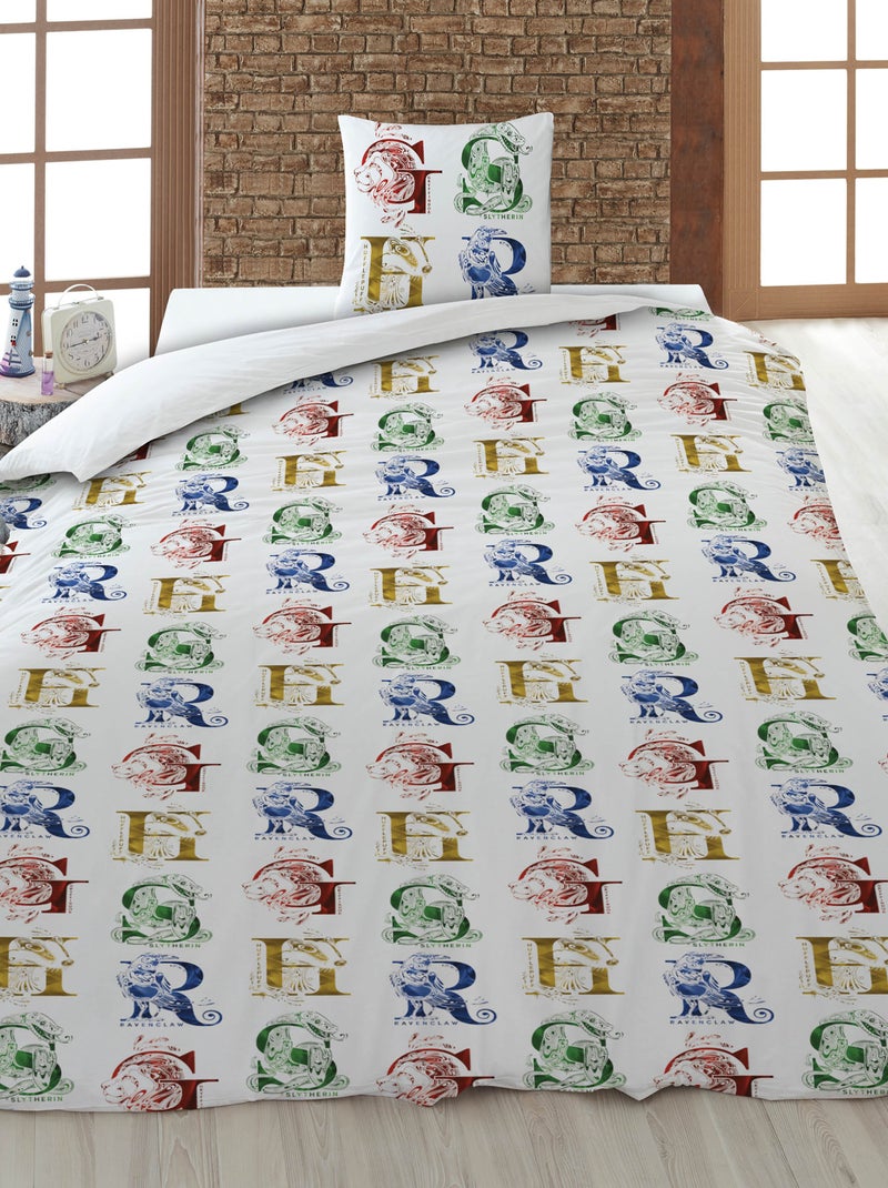 Juego de cama 'Harry Potter' - 1 persona Blanco - Kiabi
