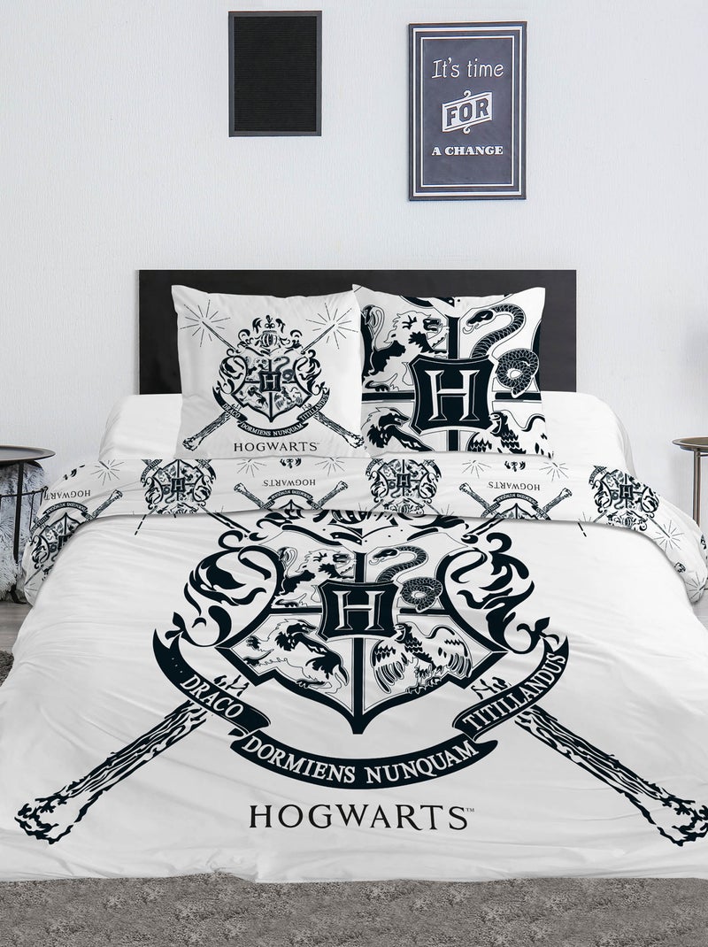 Juego de cama 'Harry Potter' - 2 personas Blanco - Kiabi