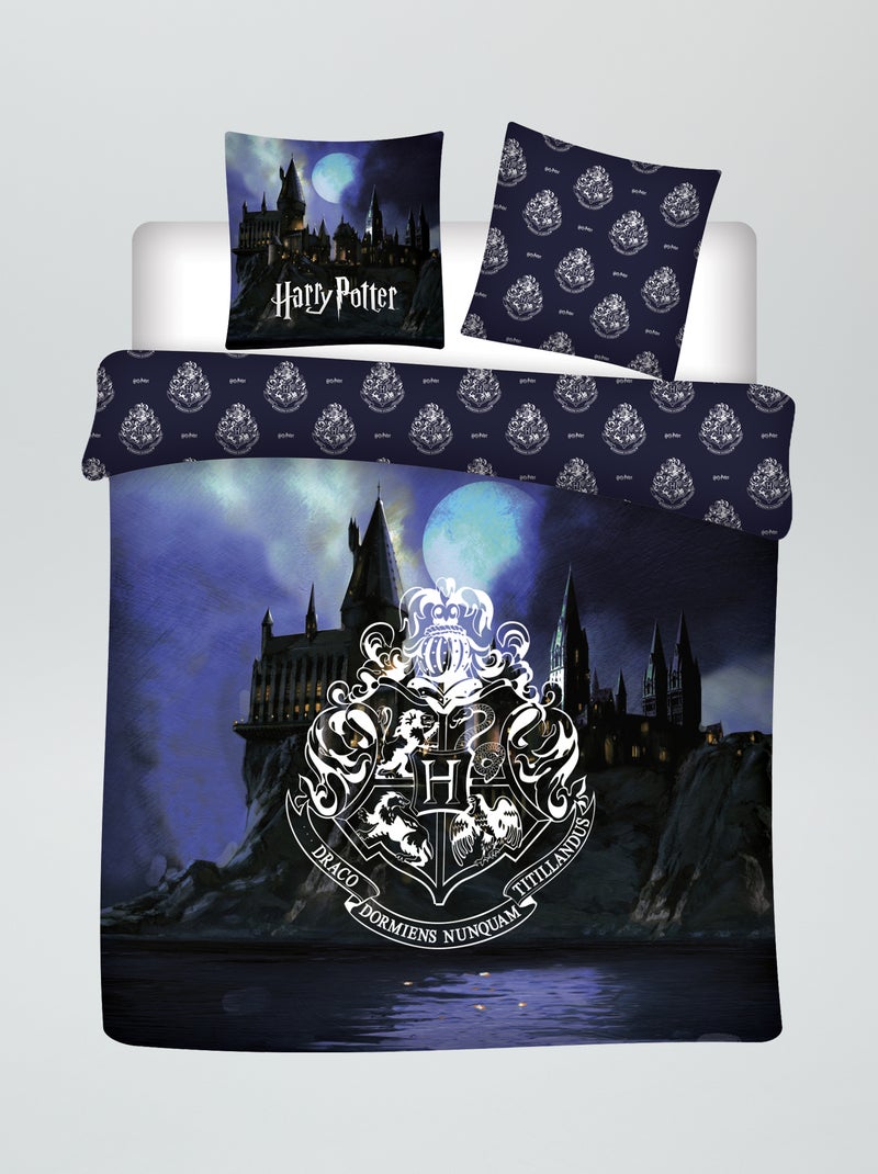 Juego de cama 'Harry Potter' - Doble negro - Kiabi