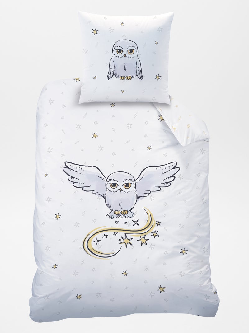 Juego de cama 'Harry Potter' - Individual blanco - Kiabi