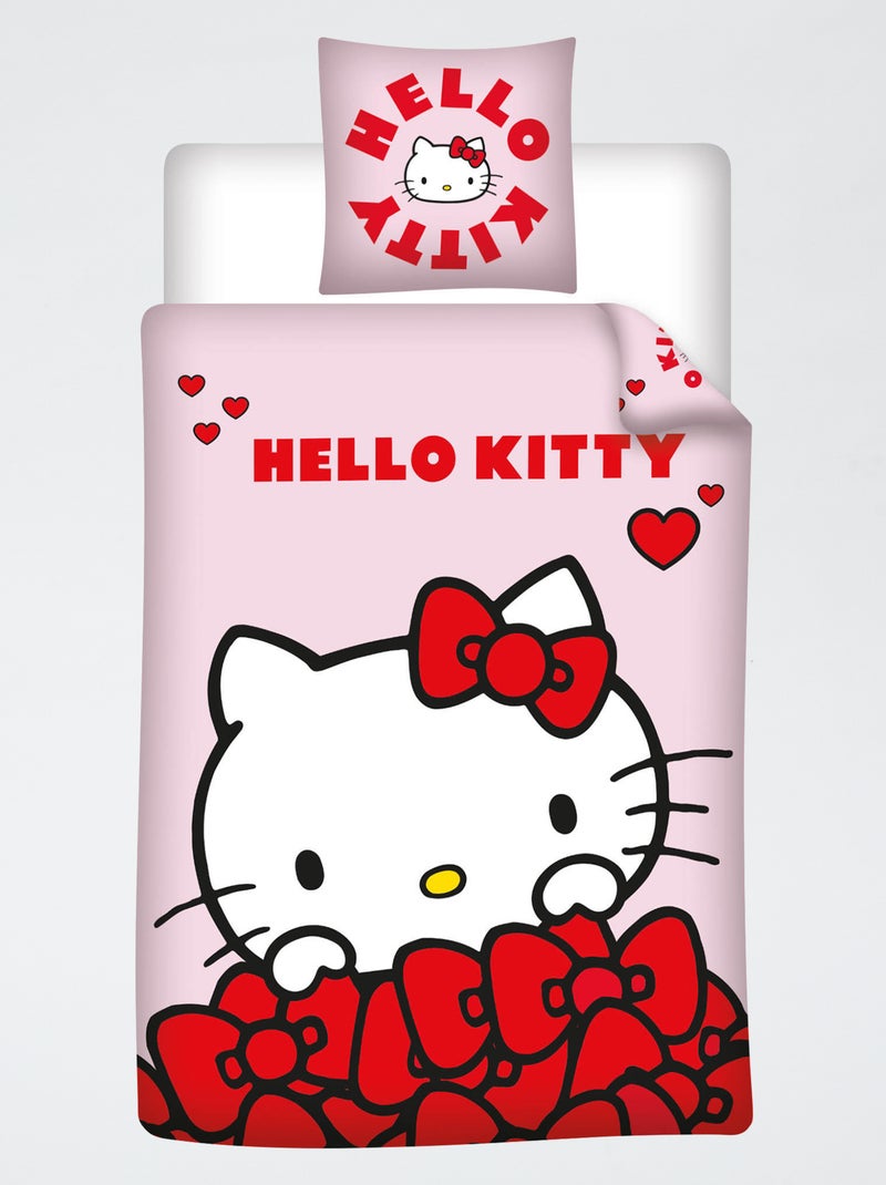 Juego de cama 'Hello Kitty' - 1 juego Rojo - Kiabi
