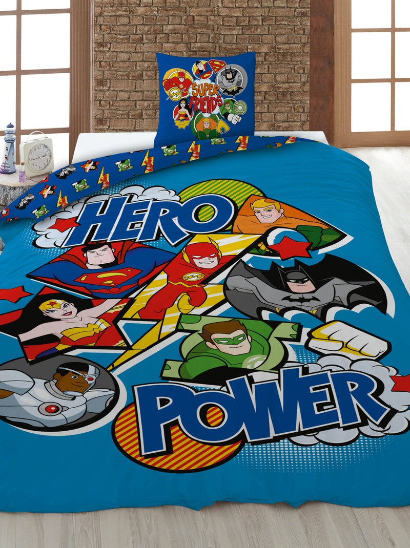 Juego de cama Hero - 1 persona Azul - Kiabi