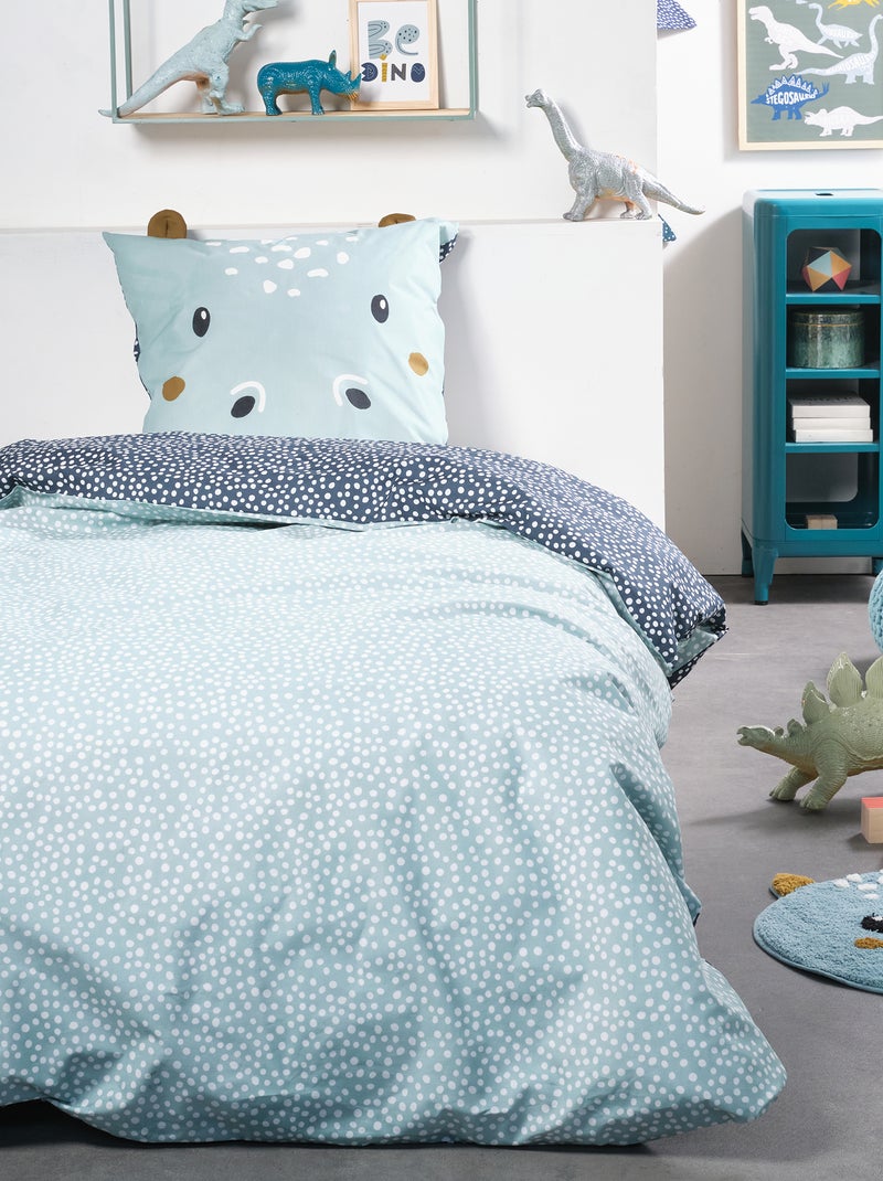 Juego de cama 'hipopótamo' - Individual AZUL - Kiabi