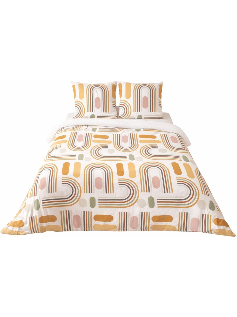 Juego de cama Horizonte Gráfico Beige - Kiabi