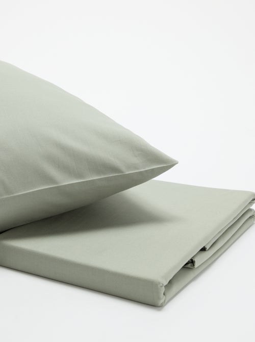 Juego de cama individual - Funda nórdica + 1 funda de almohada - Kiabi Juego de cama individual - Funda nórdica + 1 funda de almohada - Kiabi